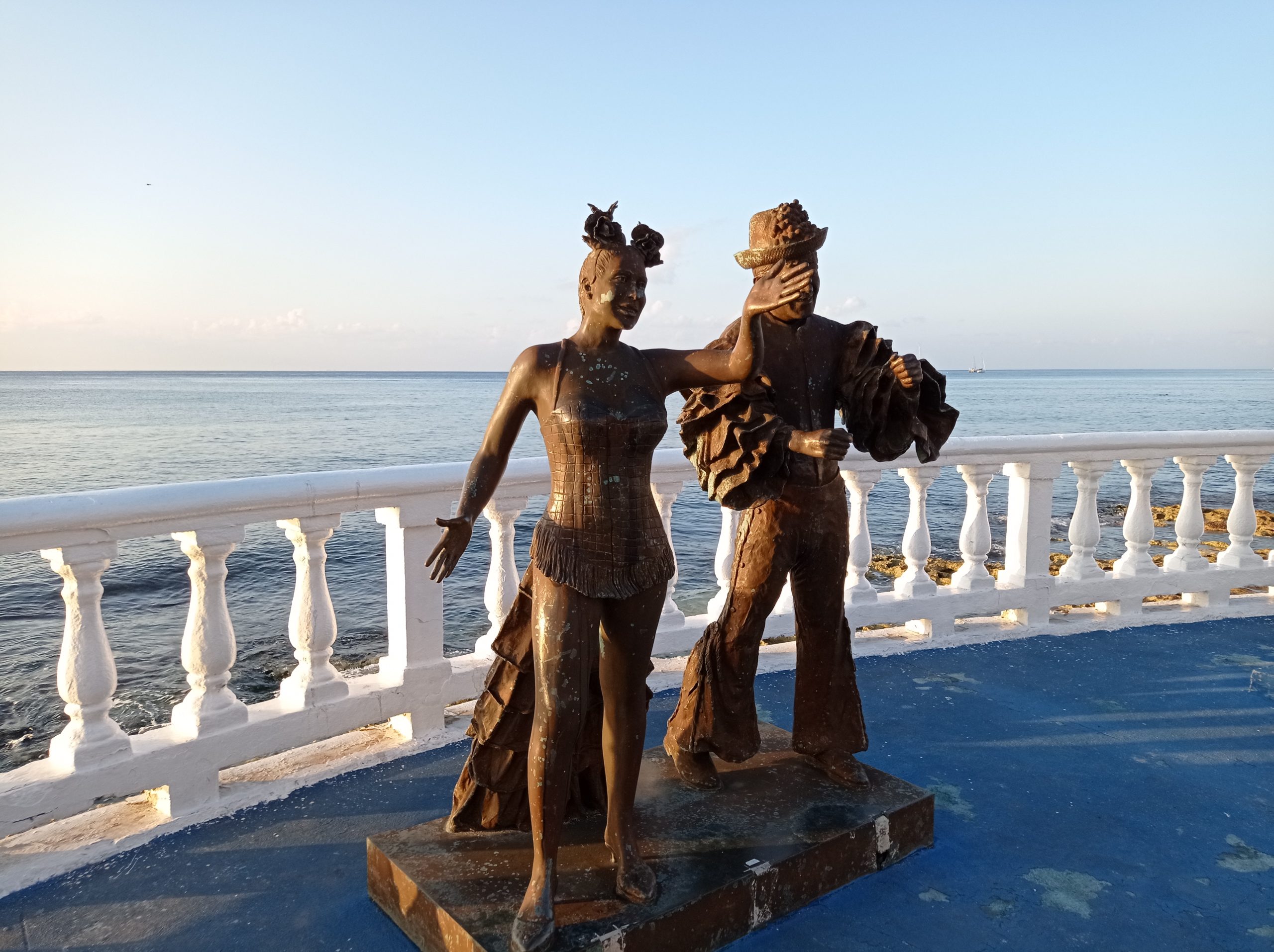 Le front de mer de San Miguel de Cozumel