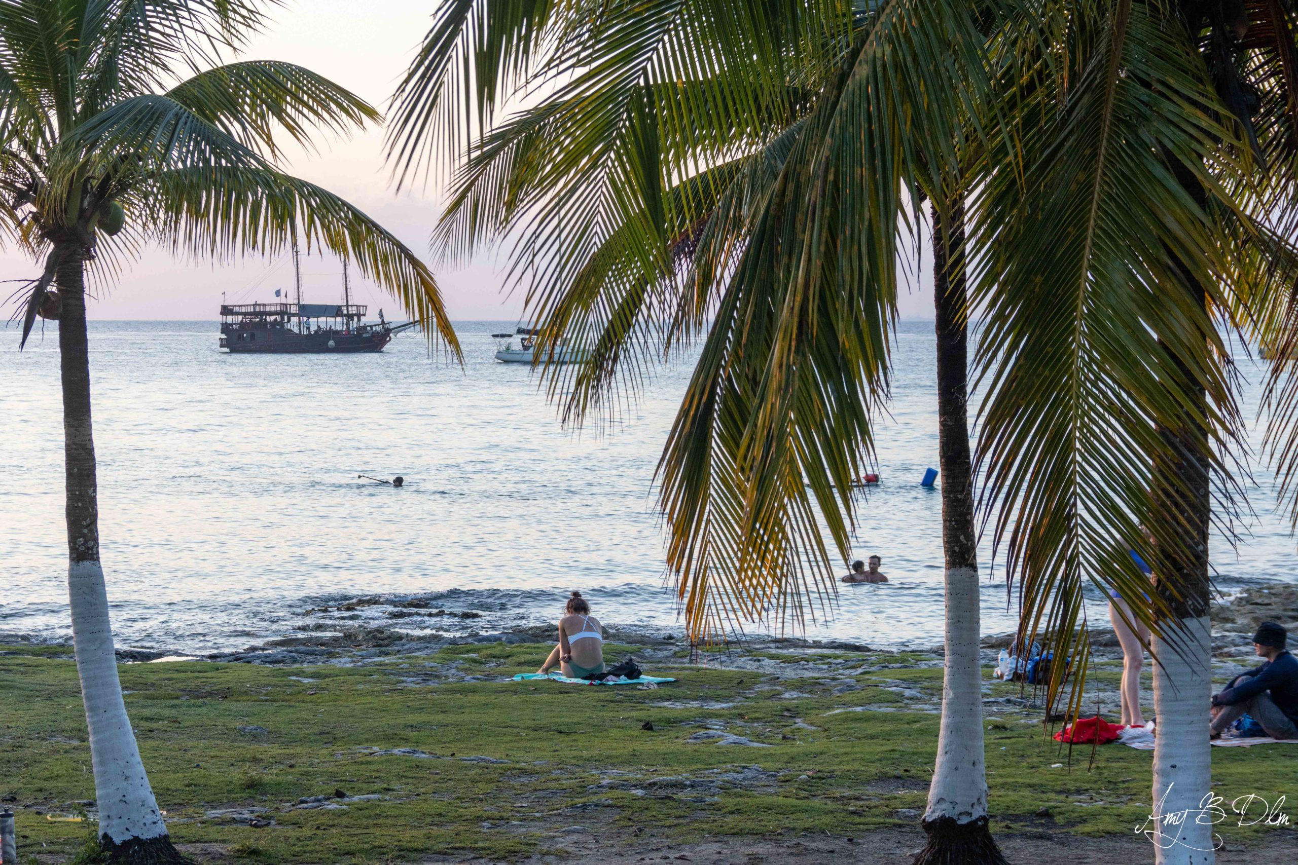 plage publique au nord de San Miguel de Cozumel