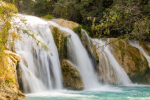 Cascade se trouvant au sein de l'ecoparc el chiflon