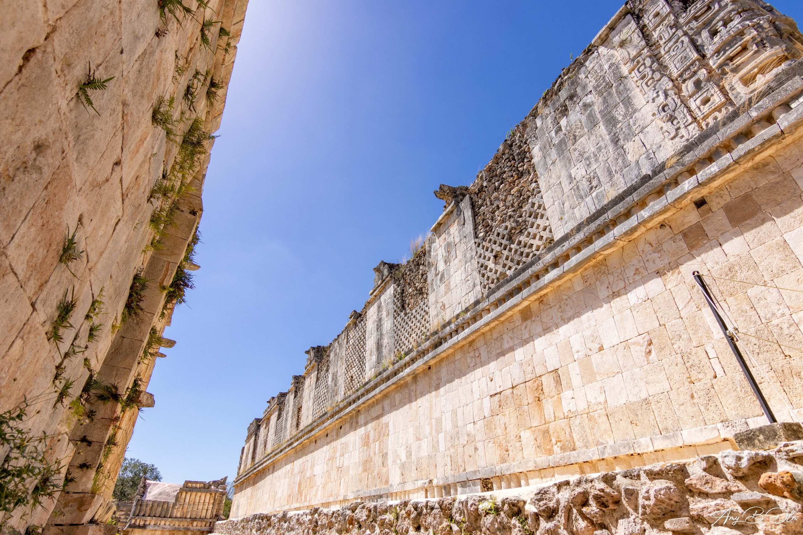 ruines d un site maya dans le yucatan