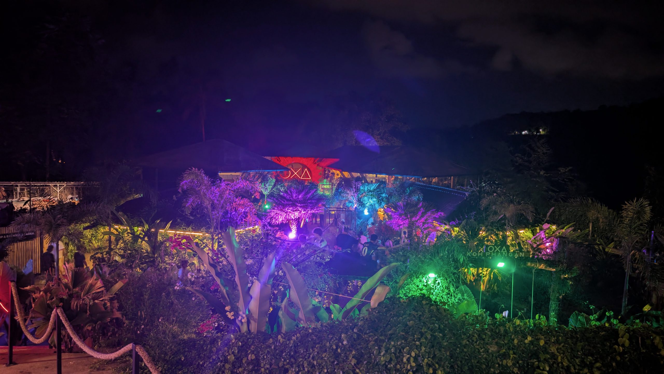 entree de la oxa jungle party a ko pha ngan