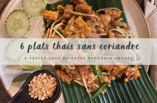 pad thai un plat sans coriandre