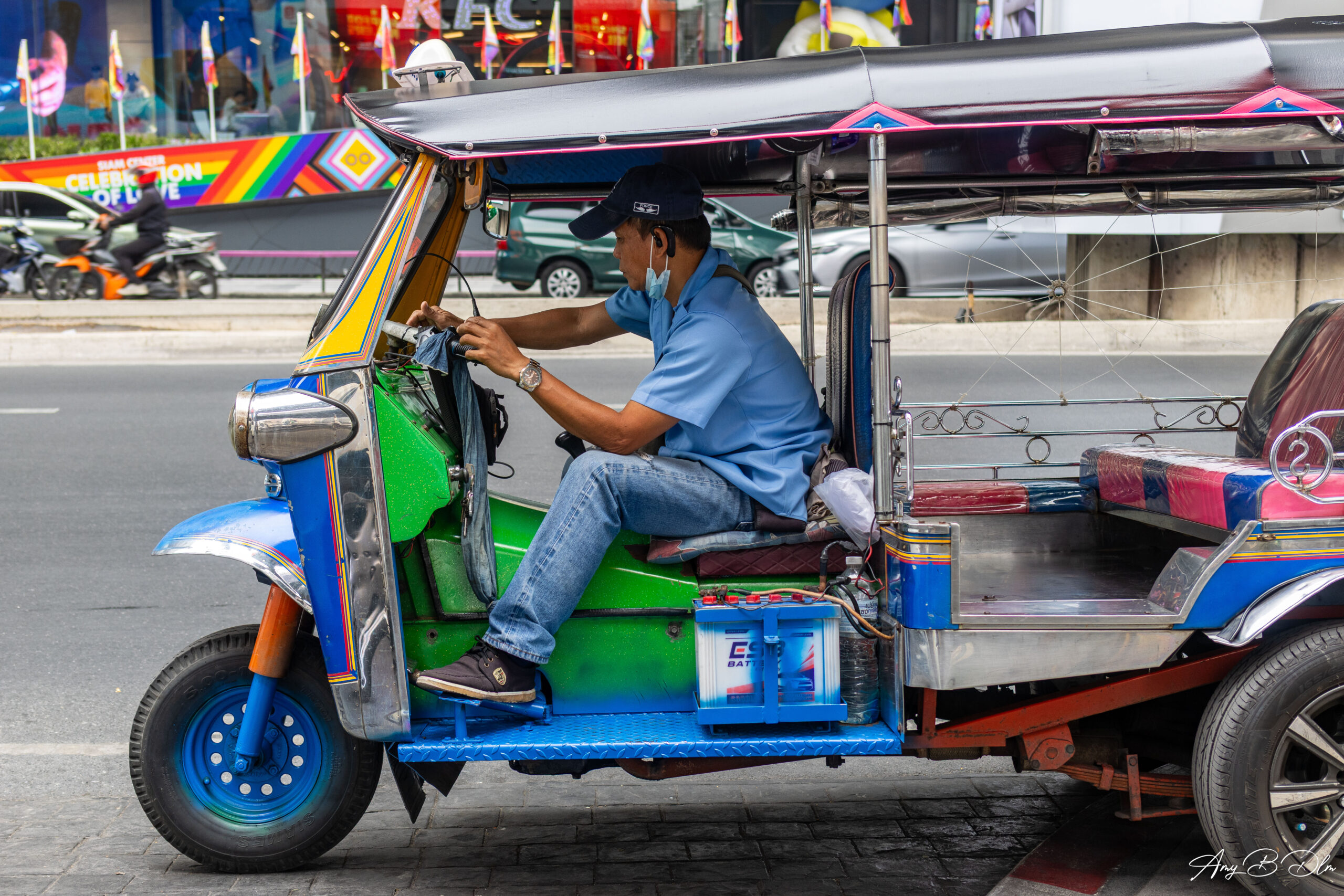 Un tuk tuk dans Bangkok